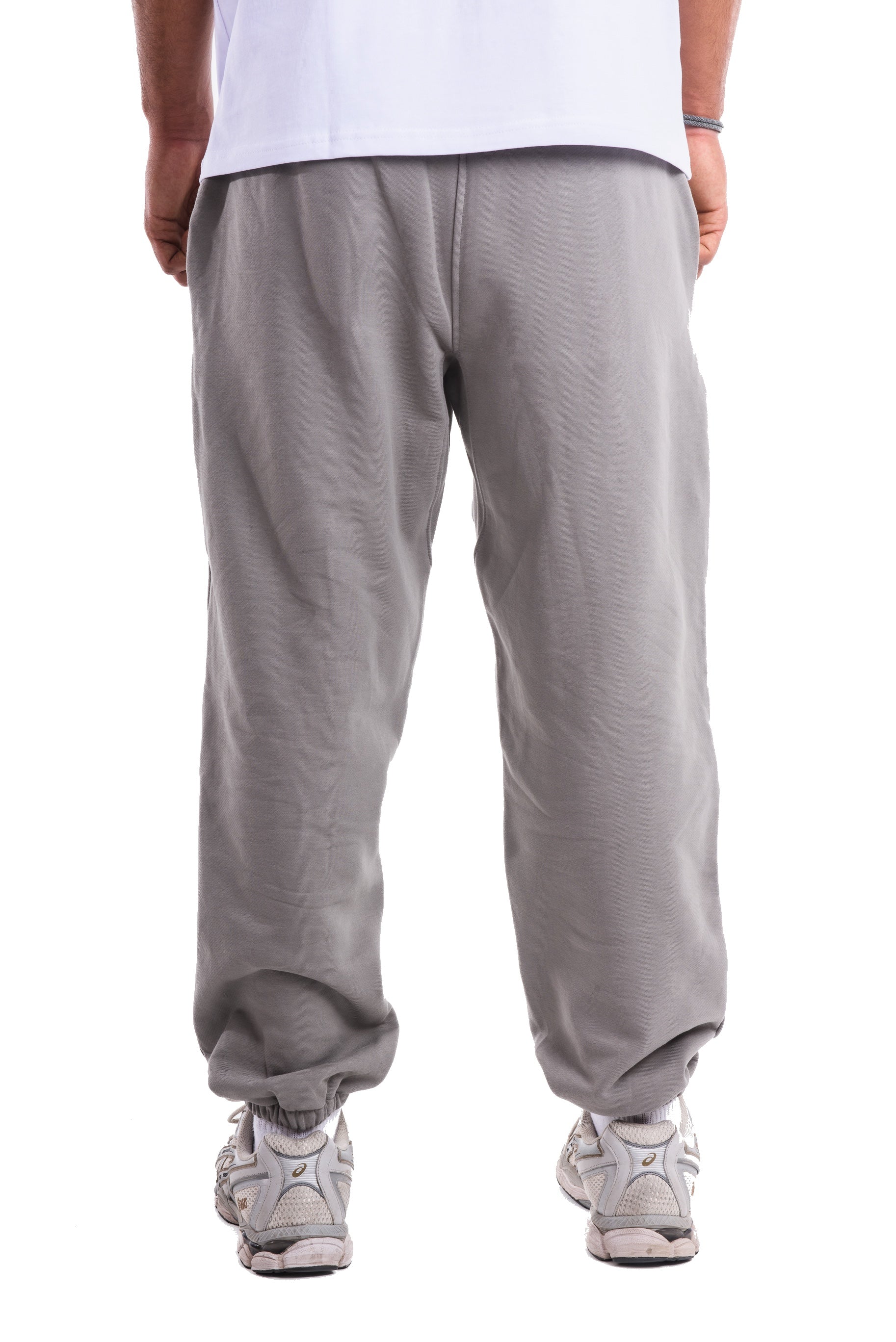 Metallic Grey Joggers