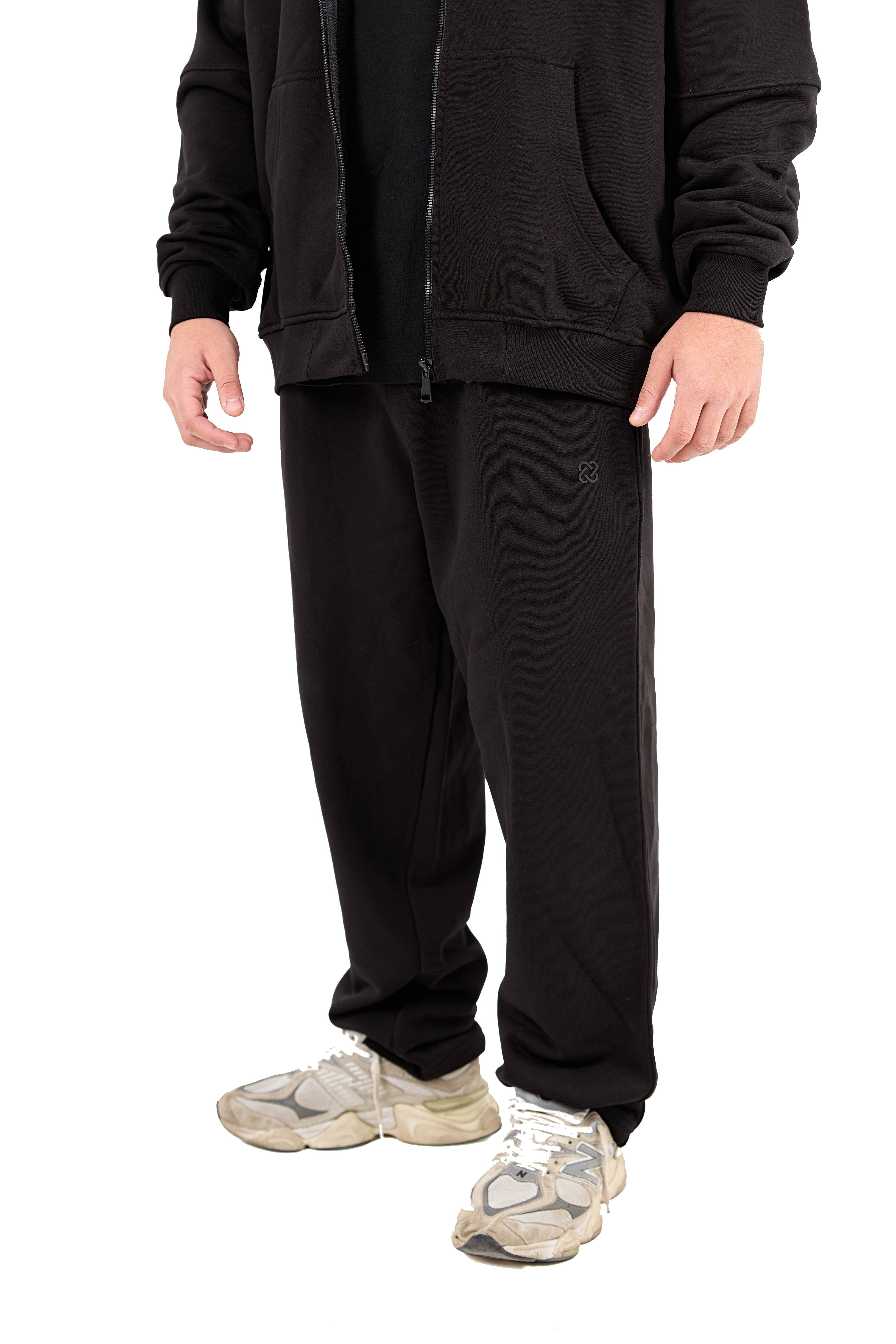Black Relaxed Sweatpants