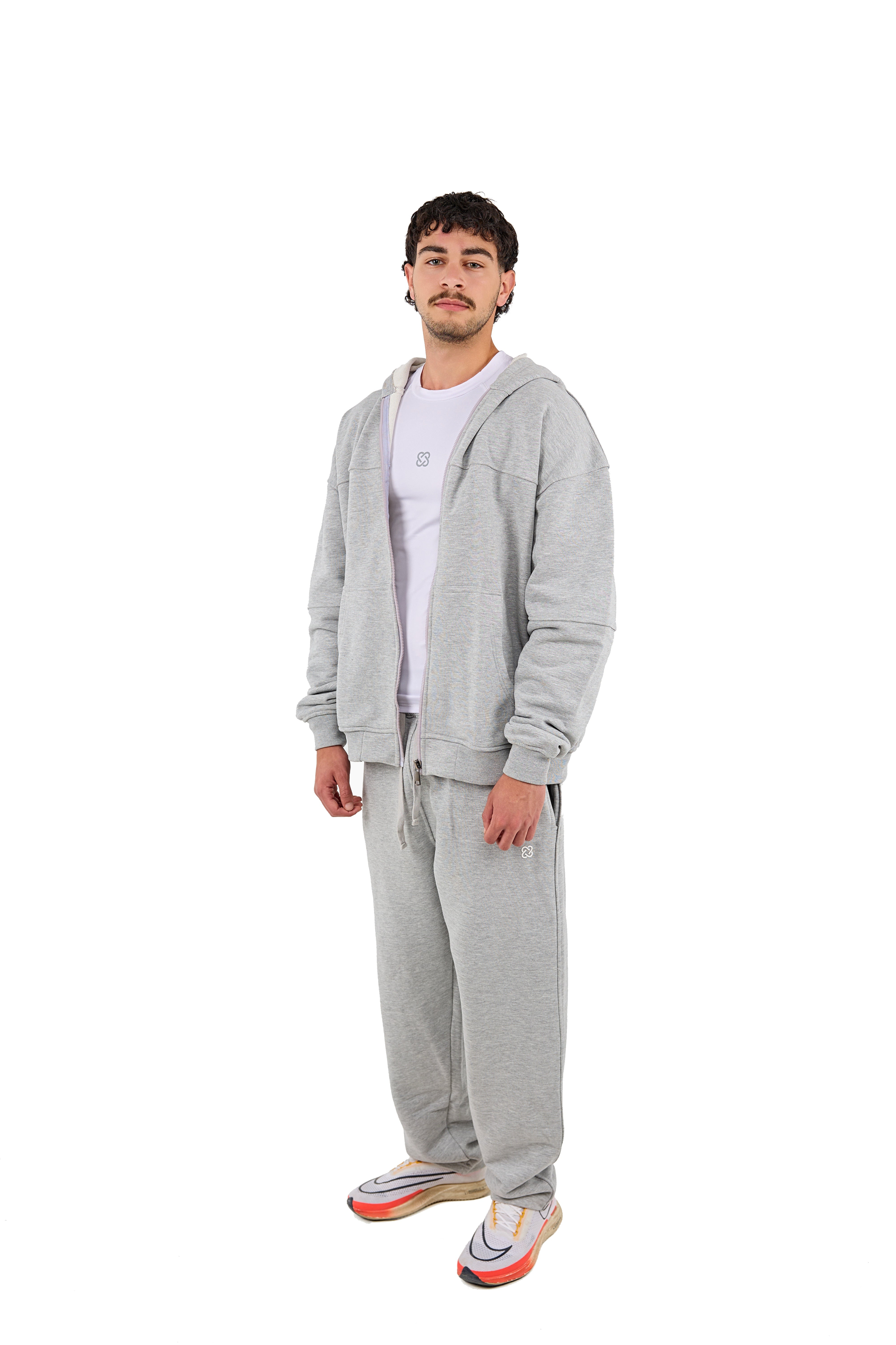 Light Grey Zipup